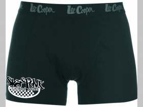 SKA Punk united Souls čierne trenírky BOXER s tlačeným logom, top kvalita 95%bavlna 5%elastan